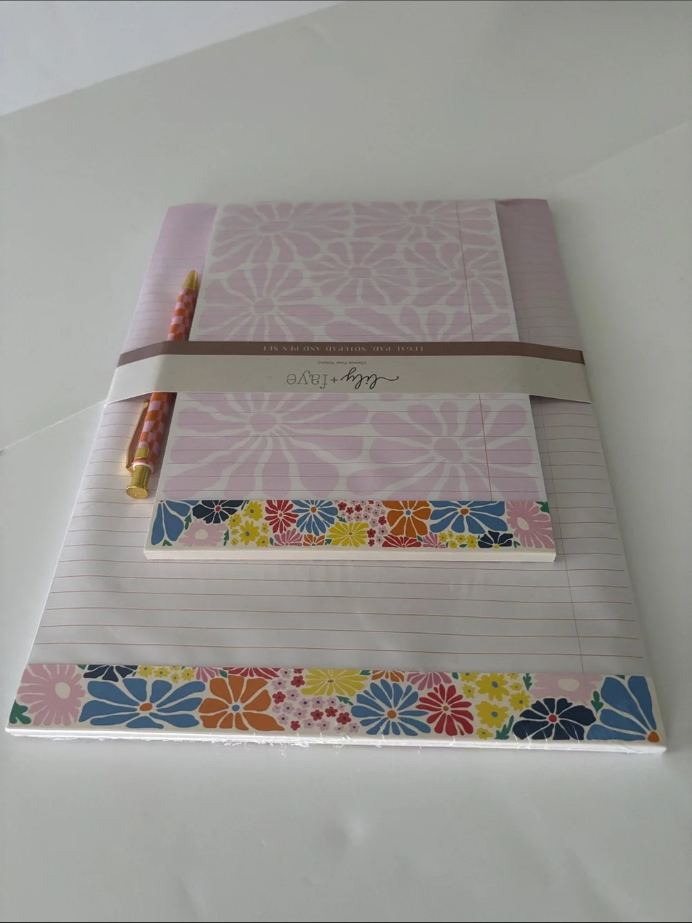 Lily + Faye Legal Pad Notepad and Pen Set